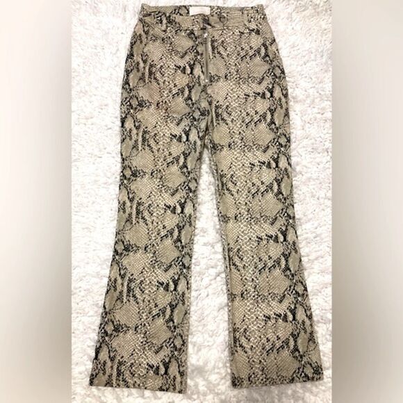 Urban outfitters snakeskin high waisted pants - Picture 1 of 12
